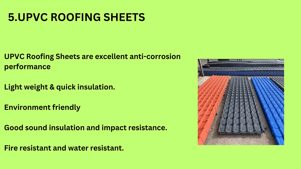 UPVC ROOFING SHEETS