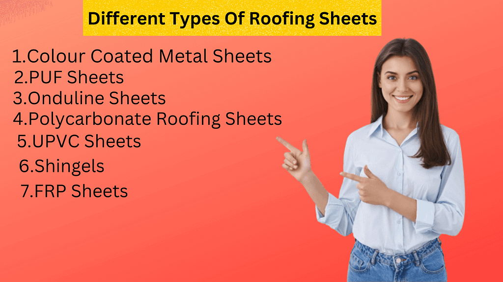 7 Different Types of Roofing Sheets in Bangalore. - Roofing Insight